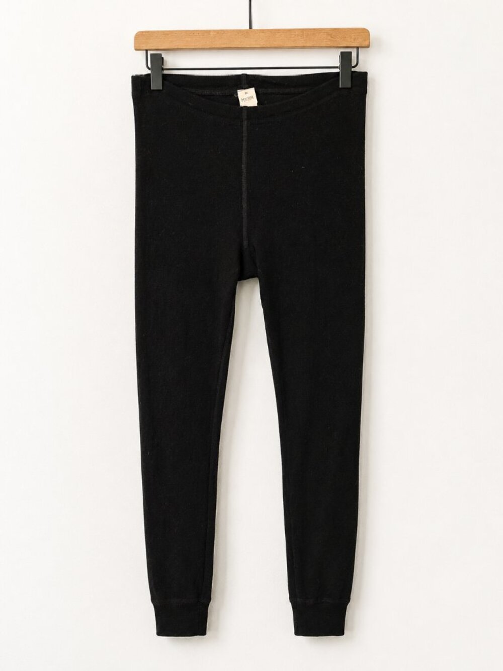 Hocosa of Switzerland Organic Wool Silk Black Leggings Base Layer